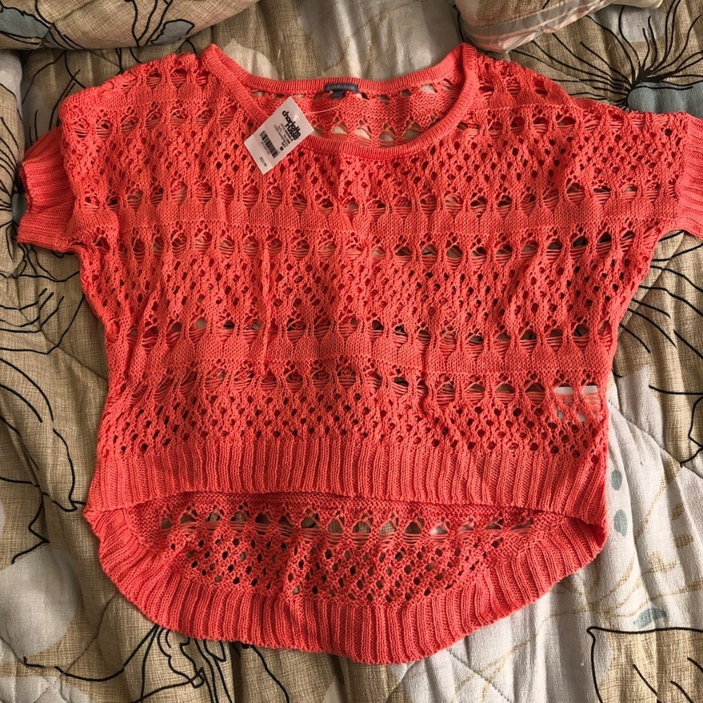 Charlotte Russe Knit Crop Top Sz M